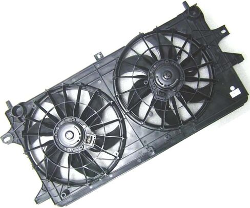 1 Piece Dual Radiator and Condenser Fan Assembly fits Chevrolet Impala,Monte Carlo 2004 2005 fits Buick LaCrosse 2005 2006 2007 2008-2009 fits Pontiac Grand Prix 2004-2006 in Saudi Arabia