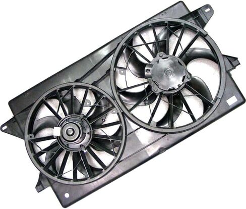 1 Piece Dual Radiator and Condenser Fan Assembly fits Ford Freestar 2004 2005 2006 fits Mercury Monterey 2004 2005 2006 2007 Replacement 5F2Z8C607CB in Kuwait