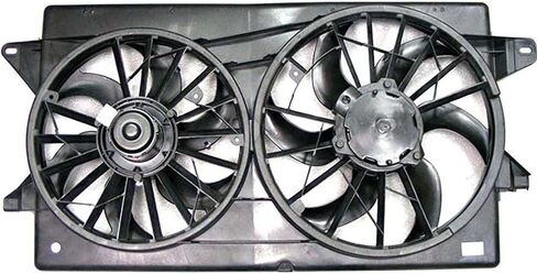 1 Piece Dual Radiator and Condenser Fan Assembly fits Ford Freestar 2004 2005 2006 fits Mercury Monterey 2004 2005 2006 2007 Replacement 5F2Z8C607CB in Kuwait