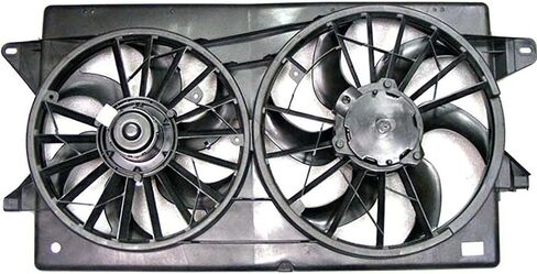 1 Piece Dual Radiator and Condenser Fan Assembly fits Ford Freestar 2004 2005 2006 fits Mercury Monterey 2004 2005 2006 2007 Replacement 5F2Z8C607CB in Kuwait