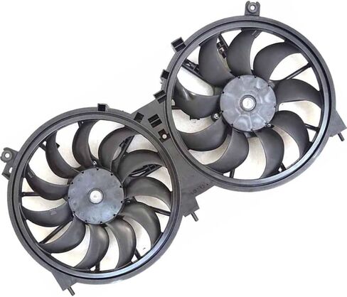 1 x Dual Radiator and Condenser Fan Assembly fits Nissan Murano,Quest 2009 2010 2011 2012 2013 2014 2015 2016 2017 in Saudi Arabia