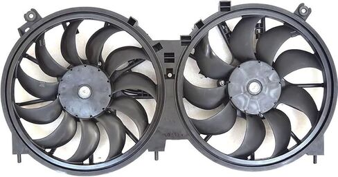1 x Dual Radiator and Condenser Fan Assembly fits Nissan Murano,Quest 2009 2010 2011 2012 2013 2014 2015 2016 2017 in Saudi Arabia