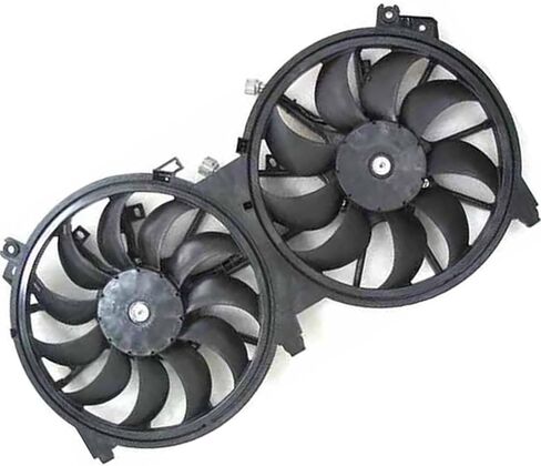 1 PCS Dual Radiator and Condenser Fan Assembly fits Nissan Maxima 2009 2010 2011 2012 2013 2014 2015 2016 in Saudi Arabia