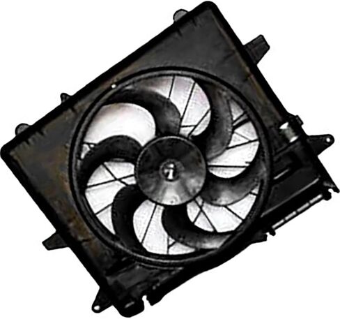1 PCS Dual Radiator and Condenser Fan Assembly Replacement BR3Z 8C607A, DR3Z 8C607 B fits Ford Mustang 2005 2006 2007 2008 2009 2010 2011 2012 2013 2014 in Saudi Arabia