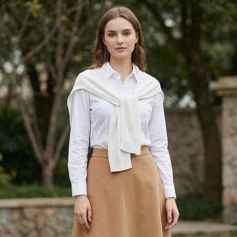 Women's Knitted Shawl Wrap Sweater Shoulder Shawls Scarf Cape Fashion Versatile Accessory for Travel Gift for Mom Daughter Party Office Evening in Kuwait