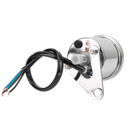 LCD Motorcycle Tachometer Gauge Odometer Speedometer for All Types of Motorcycle (Electroplated Silver) in Kuwait