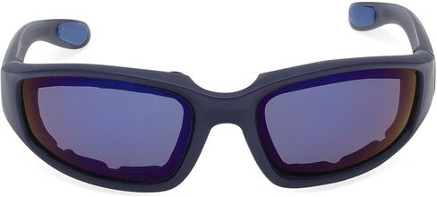 Harley-Davidson Men's Checker Square Sunglasses, Matte Blue Plastic Frames in Saudi Arabia