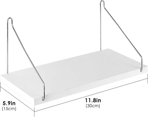 Wood Wall Shelves, Floating Shelves for Mini Projector, Storage Hanging Shelf for Living Room, Bathroom, Bedroom. in Kuwait