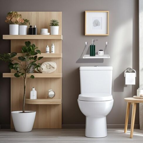 Wood Wall Shelves, Floating Shelves for Mini Projector, Storage Hanging Shelf for Living Room, Bathroom, Bedroom. in Kuwait