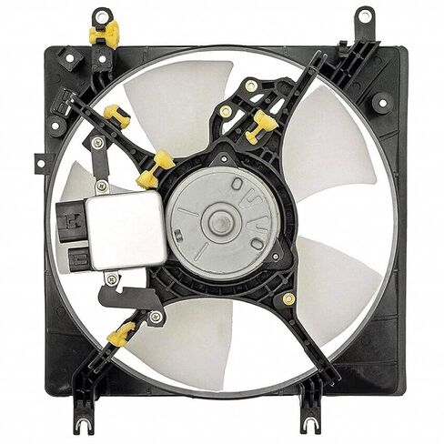for Mitsubishi Galant Radiator Cooling Fan Assembly 2001 2002 2003 w/Control Unit 3.0L Replacement for MI3115104 | MR312236 in Saudi Arabia