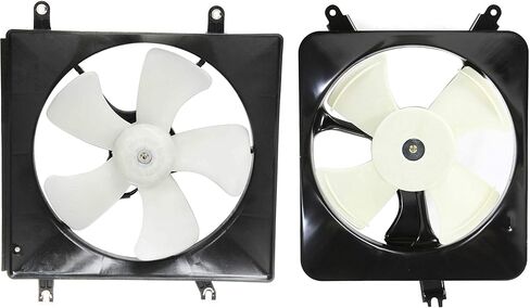 Garage-Pro Cooling Fan Assembly Compatible with HONDA Accord 1994-1997 Set of 2 A/C Fan Shroud and Radiator Fan Shroud Assembly 4 Cyl in Saudi Arabia
