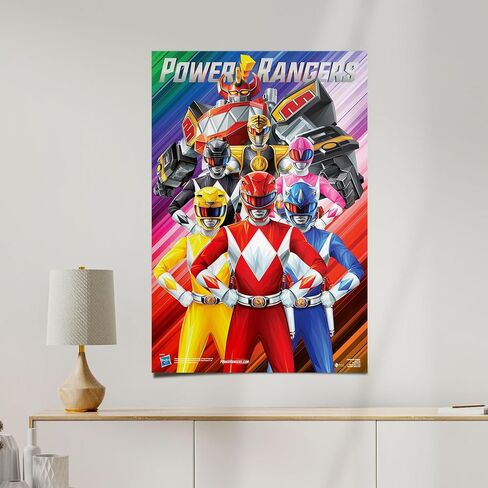 Desert Cactus Power Rangers Poster 11 x 17 Inch Room Office Décor Decoration Official Fan Gear (11x17 inch, Design 2) in Saudi Arabia