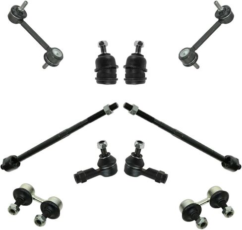 Lower Ball Joint Inner Outer Tie Rod Sway Bar Set Front Rear Left Right 10 Piece Steering&Suspension Kit-Type in Kuwait