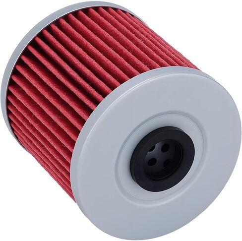 Motorcycle Oil Filter Compatible with Kawasaki KLR650 HF123 123 Bayou 300 Oil Filter 220 250 KLF220 KLF250 KLF300 KLF300A KLF300B KLF300C KLX250 KLX650A KLX650C KLX650D in Kuwait