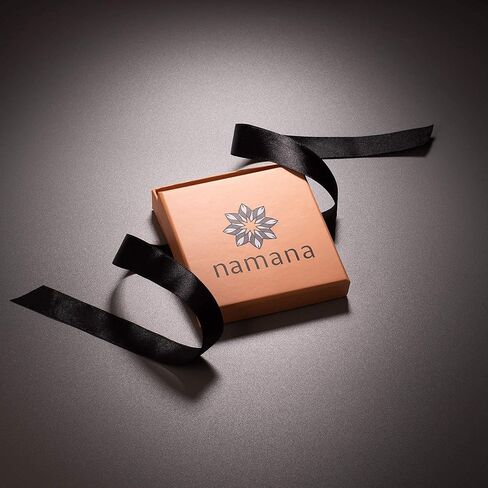 namana Bead Bracelets for Men with Metal Beads on an Adjustable Black Cord, Adjustable Stainless Steel Bracelets for Men, Jewelry for Men with a Gift Box in Kuwait