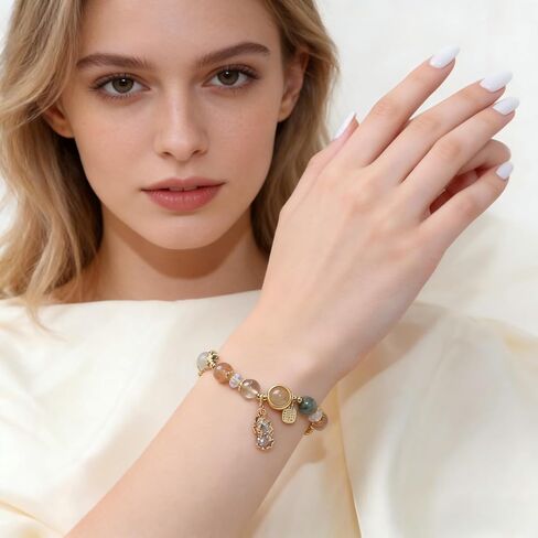 Natural Citrine Pixiu Bracelet for Wealth and Good Fortune, Feng Shui Lucky Charm Bracelet with Fu Pendant in Saudi Arabia