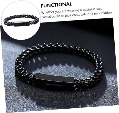 Stainless Steel Punk for Men Openable Hand Chain Bangle Hip Hop Jewelry Relief Accessory for Any Occasion in Saudi Arabia