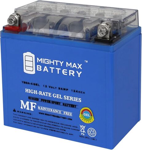 Mighty Max Battery YB9A-A 12V 9Ah Gel Replacement Battery for Honda ATC 125 M CB9A-A 1984 in Saudi Arabia