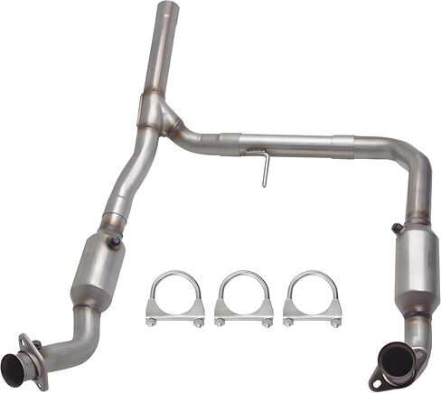 محول حفاز متوافق مع Ford F-150 2005-2008 Lincoln Mark LT 2006 2007 2008 5.4L V8 RWD يسار ويمين يستبدل 645461 645843 (متوافق مع وكالة حماية البيئة) in Kuwait