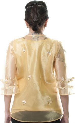 Women's Kimona Gold 001 - Filipiniana in Saudi Arabia
