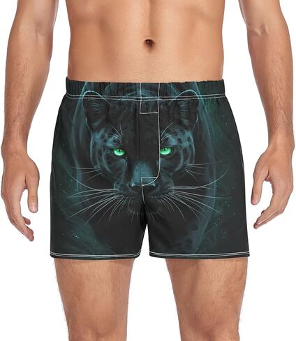 senya Men's Underwear Boxer Love Wave Dot Pattern Cotton Boxers Shorts for Men in Saudi Arabia