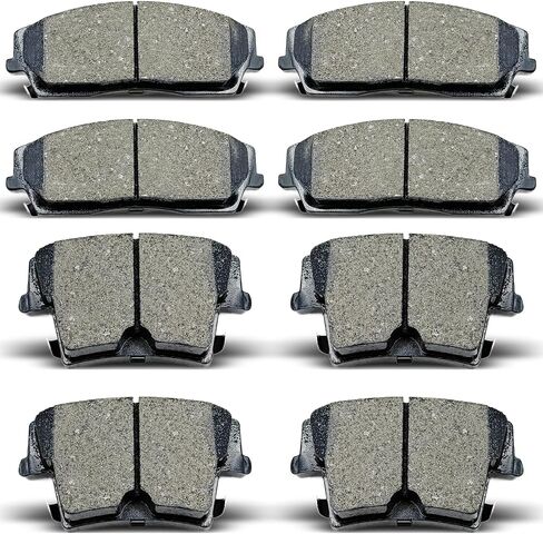 Front Rear Ceramic Brake Pads 8 Pieces Set fit for 2005-2020 CHRYSLER 300,for 2009-2018 DODGE CHALLENGER,for 2006-2017 DODGE CHARGER,for 2005-2008 DODGE MAGNUM in Kuwait