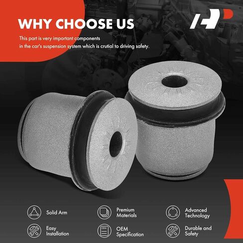 A-Premium 2 x Front Upper Control Arm Bushing Kit, Compatible with Chevrolet Silverado 1500 HD, Silverado 3500, Suburban 2500, Avalanche 2500 & GMC Sierra 1500 HD, Yukon XL 2500 & Hummer H2 in Saudi Arabia