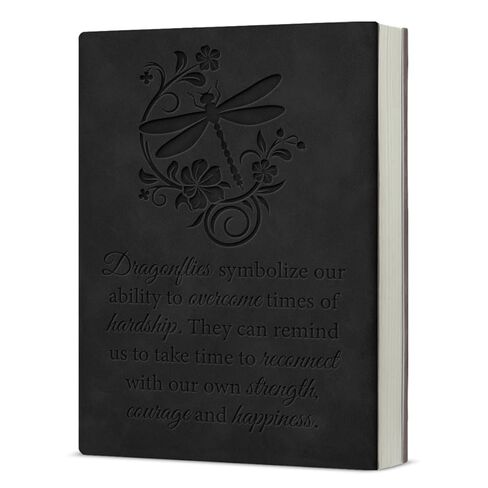 Inspirational Notebook Gifts for Women Dragonfly Journal Encouragement Gift for Woman Friends Coworkers-Black in Saudi Arabia