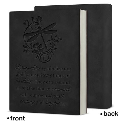 Inspirational Notebook Gifts for Women Dragonfly Journal Encouragement Gift for Woman Friends Coworkers-Black in Saudi Arabia