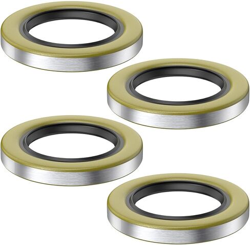 4 Pcs 010-036-00 Double Lip Seals 2.250'' * 3.371'' for Dexter Texcom Axle Replaces 01003600 10-36 22333TB Trailer Hub Wheel Grease Seal 5200-7000lb Trailer Axles D42 in Kuwait