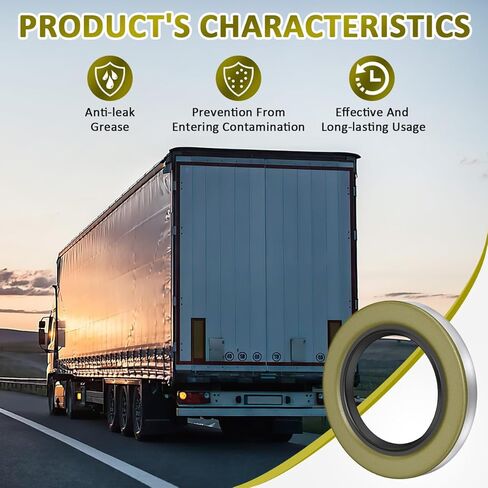 4 Pcs 010-036-00 Double Lip Seals 2.250'' * 3.371'' for Dexter Texcom Axle Replaces 01003600 10-36 22333TB Trailer Hub Wheel Grease Seal 5200-7000lb Trailer Axles D42 in Kuwait