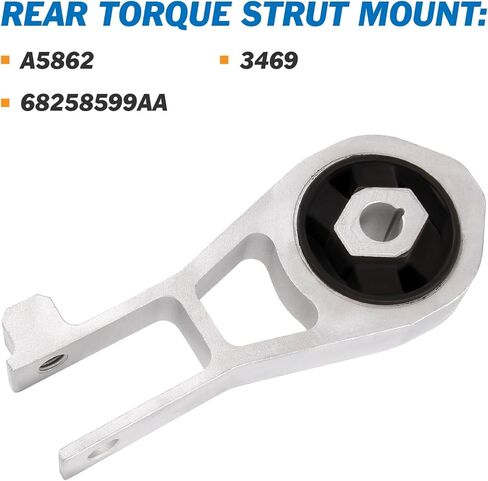 Engine Motor Mount Compatible with 2016-2018 500X, 2015-2020 Renegade, 2017 2018 2019 2020 Compass, 2015-2018 Ram promaster City 2.4L, Replace for A5862 A5898 A5987, 3pc in Saudi Arabia