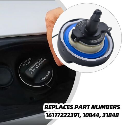 Gas Cap Fuel Tank Cap Fits For Cooper Mini Cooper Clubman Countryman Paceman Fits For BMW 128I 135I 228I 230I 320I 323I 325CI 325I 325XI 328I Repl.16117222391 10844 31848 in Kuwait
