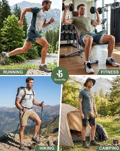Ankle Socks for Men, Bamboo Socks Running Athletic Cushioned Moisture Wicking Low Cut Reinforced, 8 Pairs in Saudi Arabia