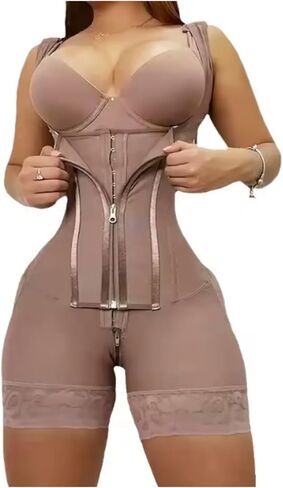 Women Girdles Tummy Control Bodysuits Full Body Underwear Slimming Shaperwear in Saudi Arabia