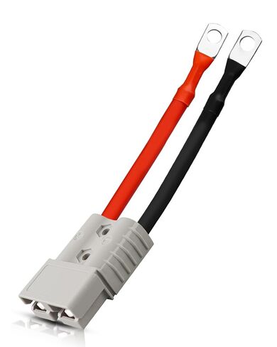 12V DC 120A Battery Connector 0.98 FT for All Kinds of Electric Vehicles Recreational Vehicles Trucks and Ships, DC 600V 4AWG Battery Plug in Saudi Arabia