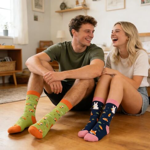 FrereFeter Easter Basket Bunny Socks for Women Girls, Easter socks for Women, EasterS basket stuffer for adult women, Birthday Cute Socks for Her Girlfriend, Teen Girls Rabbit Socks Funny Bunny Gifts in Kuwait