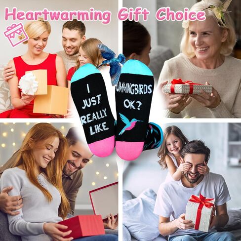 جوارب رجالية مرحة من الطائر الطنان، جوارب متوسطة مع أقوال هدية لمحبي حيوانات الطائر الطنان in Kuwait