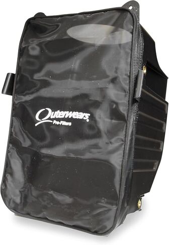 Outerwears Air Filter Wrap, Pre Filter, 3-1/2 in OD, 6 in Tall, Polyester, Black, Each in Kuwait