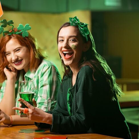 Ecuupas Green St. Patrick’s Day Headbands Shamrock Hairband Bow Clover Leprechaun Hair Hoop Design Luck Of The Irish Hair Accessories For Women Girls Toddler Head St. Patrick’s Day Wear Gifts in Kuwait