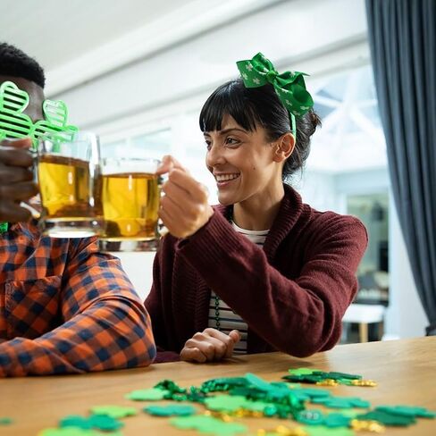 Ecuupas Green St. Patrick’s Day Headbands Shamrock Hairband Bow Clover Leprechaun Hair Hoop Design Luck Of The Irish Hair Accessories For Women Girls Toddler Head St. Patrick’s Day Wear Gifts in Kuwait