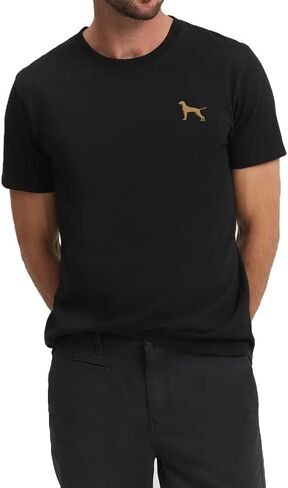 Mens T Shirts Vizsla Dog Embroidered Short Sleeve Casual T-Shirts for Men in Saudi Arabia