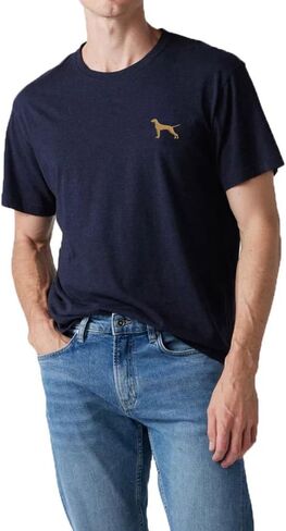 Mens T Shirts Vizsla Dog Embroidered Short Sleeve Casual T-Shirts for Men in Kuwait