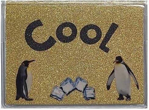 WINGS Craft & Fundraising Supply RFID Debit Credit Card Holder ATM Case, Bling Glitter Wildlife & Animals (Cat Kitten Teal with 2 Debit Registers) in Saudi Arabia