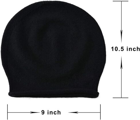 1-Pack Hide Powder Slouchy Knit Beanie, Soft Warm Winter Hat for Women, Lightweight & Breathable in Saudi Arabia