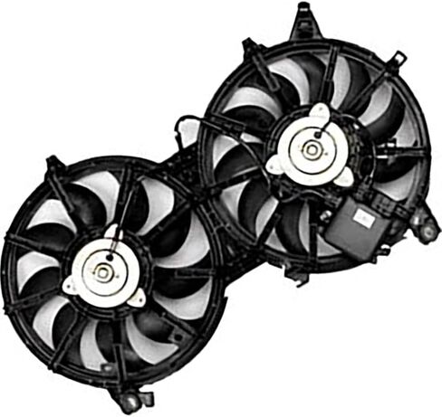 1 Piece Dual Radiator and Condenser Fan Assembly fits Infiniti G37 2008-2013 fits EX35 2008-2012 fits EX37 2013 fits FX35 2009-2012 fits FX37 2013 fits Infiniti FX50 2009-2011 in Saudi Arabia