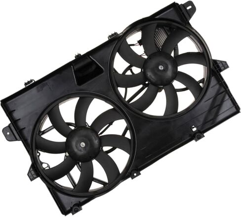 1PCS Dual Radiator and Condenser Fan Assembly fits Ford Edge 2007 2008 2009 2010 fits Lincoln MKX 2007 2008 2009 2010 in Saudi Arabia