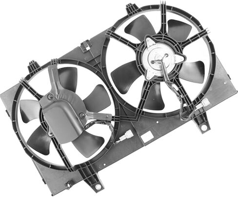 1 PCS Dual Radiator and Condenser Fan Assembly fits Nissan Maxima 2000 2001 in Kuwait