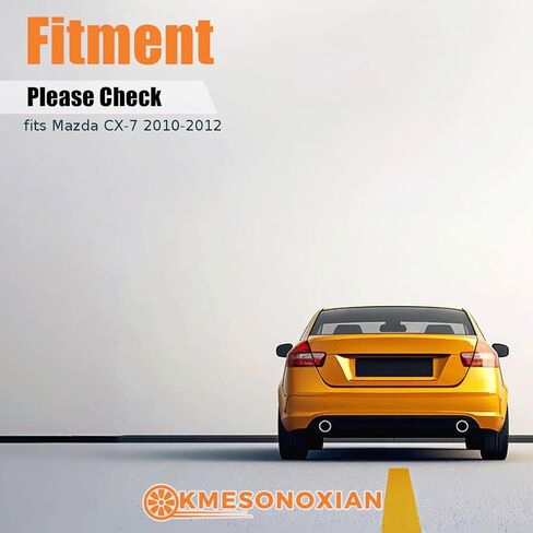 1x Dual Radiator and Condenser Fan Assembly Replacement L55515025B fits Mazda CX-7 2010 2011 2012 in Kuwait