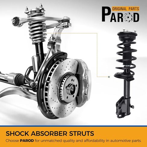 PAROD 172889 172888 Front Suspension Shock Absorber Struts Fit for 2007-2010 Ford Edge, Lincoln MKX FWD in Saudi Arabia